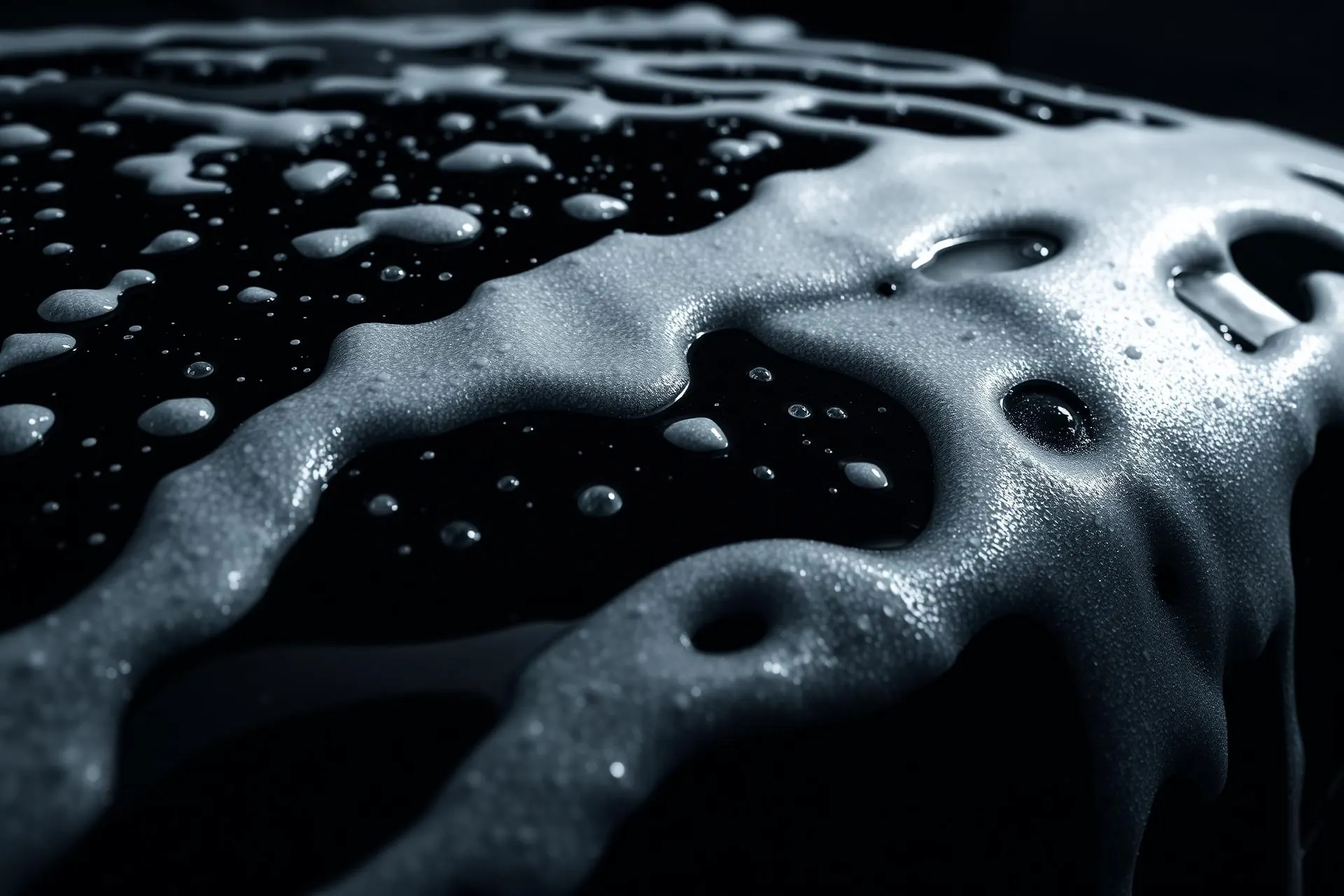 Premium auto detailing met foam wash